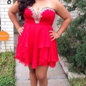 Beautiful Short Red Dress